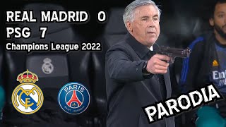 Real Madrid 0  PSG 7  Champions League 2022 Los milagros ocurren [upl. by Sualk]