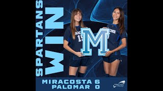 MiraCosta College WSOC v Palomar [upl. by Milena]