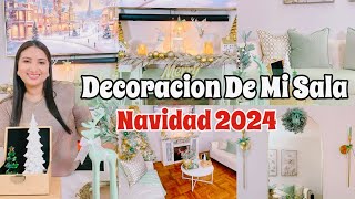 DECORACION DE MI SALA NAVIDAD 2024IDEAS PARA DECORAR EN NAVIDADMI SALA [upl. by Nirag516]