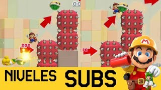 MALDITOS PINCHOS ESTRESANTES 😡  NIVELES DE SUBS 4  Super Mario Maker 2  ZetaSSJ [upl. by Nichol]