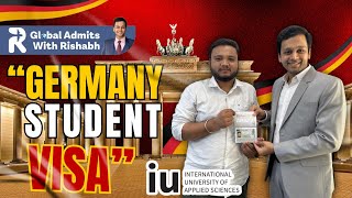 How to get Germany Student Visa 🇩🇪  Admission in Germany  IU International University [upl. by Adnala573]