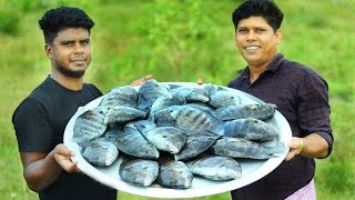 KARIMEEN POLLICHATHU  Kerala Style Fish Fry In Banana Leaf  Cooking Skill Village Food Channel [upl. by Chiles684]