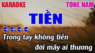 Tiền Karaoke Tone Nam  Am  Karaoke 9999  Beat Mới [upl. by Samara]