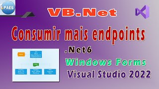 Consumindo mais endpoints API com VBNet Net6 Restsharp Visual Studio 2022 [upl. by Nimajneb]