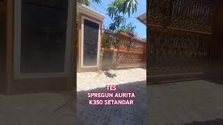 Tes spregun aurita k350 setandar [upl. by Tamanaha]