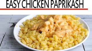 Boneless Chicken Paprikash Recipe Cooking Under 30 Minutes [upl. by Willner]