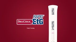 DrugCheck Rapid EtG Procedure Video [upl. by Alet]