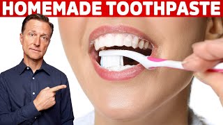 The BEST Homemade Toothpaste Only 4 Ingredients [upl. by Northington288]