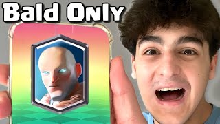 I Beat Clash Royale Only Using Bald Cards [upl. by Phylis]