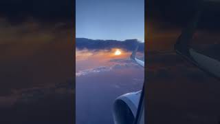 Mount Etna eruption captured from Flight in Catania Italy [upl. by Bouchier]