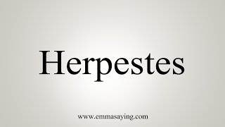 How To Say Herpestes [upl. by Colin715]