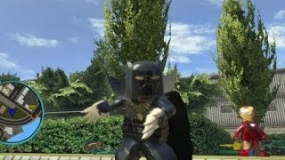 LEGO Marvel Super Heroes PS4  Black Panther Free Roam Gameplay [upl. by Benkley]