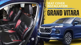 Grand Vitara 2023 Seat Cover  truFIT  Grand Vitara Seat Covers  Bucket  Seat Cover Manufacturer [upl. by Hyps]