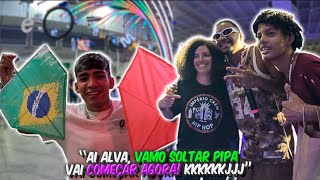 VLOG DO ALVA  O MENOR VAI SOLTAR PIPA NA BATALHA PARAMOS O EVENTO TIRANDO FOTO MISSÃO CUMPRIDA [upl. by Salvador]