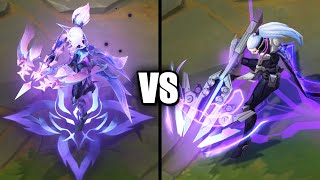 Dragonmancer Vayne vs PROJECT Vayne Skins Comparison League of Legends [upl. by Lou993]