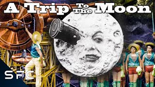 A Trip To The Moon  Classic SciFi Silent Film 1902  Color Restored HD [upl. by Caddaric]