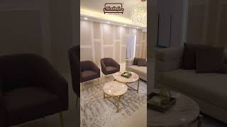 Highend living room interior by Woodofa  ATS Prisitine Noida [upl. by Celestyn]