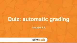 Learn Moodle 2015 Quiz Activity [upl. by Samuel]