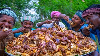 PESHAWARI CHAWAL  Pakistan Special Golden Pulao Recipe Cooking in Indian Village  Mutton Recipes [upl. by Sihon730]