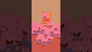 Peppa Pig get revenge by george Pig peppapig animationmeme peppapigparody funnycartoon [upl. by Anahsek]