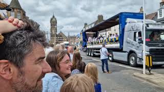 Peebles Beltane Festival parade on 22nd June 2024 Highlights [upl. by Ylrehc97]