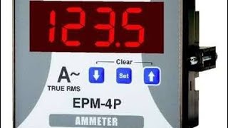 HOW TO ADJUST THE SETTING OF AMPERE METER EPM4P 🔔 [upl. by Jonathon723]