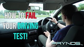 How To FAIL Your Driving Test [upl. by Cyna40]