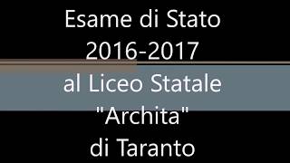 Risoluzione seconda prova Matematica Esame di Stato 20162017  Liceo Scientifico “Archita” Taranto [upl. by D'Arcy]