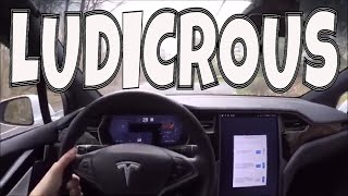 Tesla Model X POV Review  Ludicrous Mode [upl. by Silden]