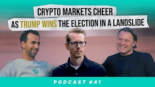 Crypto Markets Cheer As Trump Wins The Election In A Landslide 41 [upl. by Ecirtap]