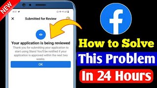 🔴 Your Application is being Reviewed  Facebook In Stream Ads Monetization  Facebook Monetization [upl. by Nimajnab]