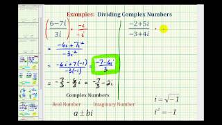 Ex Dividing Complex Numbers [upl. by Brandie]