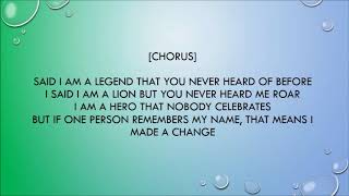 Legend by Chronixx lyrics [upl. by Skeie432]