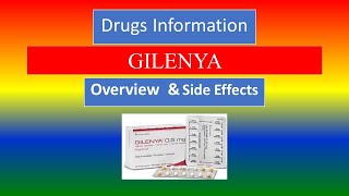 GILENYA  Overview amp Side effects [upl. by Ahsaeym]