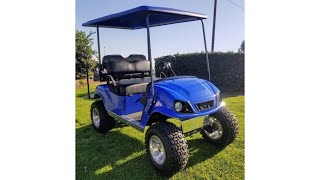 Custom Lifted 1999 EZGO TXT Electric 36V Golf Cart photo slideshow [upl. by Ahsieni]