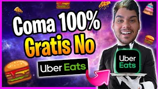 COMO COMER DE GRAÇA NO UBER EATS EM 2021 COM CODIGO PROMOCIONAL  Cupom Uber Eats 2021 Grátis [upl. by Nauqram423]