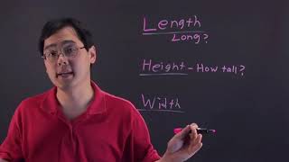 What Is Length Height amp Width [upl. by Pirzada596]