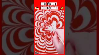 Layered Red Velvet Cheesecake with Creamy Cheese Swirls of Red culinary delight ultimate baking [upl. by Sabella]