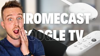 Installation du Chromecast Google TV  Unboxing et avis [upl. by Tnafni]