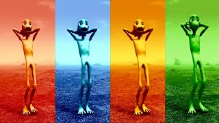 Alien dance VS Funny alien VS Dame tu cosita VS Funny alien dance VS Green alien dance VS Dance song [upl. by Enaid]