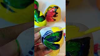 Making butterfly paperweights from stones indian indiancraft artsy youtubeart shorts drawing [upl. by Cully]