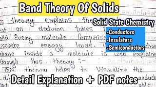 BLOCH THEOREM  STATEMENT amp PROOF  SOLID STATE PHYSICS  WITH EXAM NOTES [upl. by Roz462]