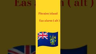 Pitcairn island EAS alarm  alt  🇵🇳 [upl. by Cerell]