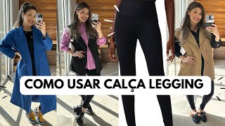 LOOKS COM LEGGING I COMO USAR CALÇA LEGGING 2023 [upl. by Nibbor]