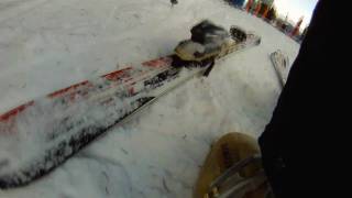 GoPro HD Fun carving with ski LUSTI FCT and boots Dalbello in Stuhleck [upl. by Ahseei]