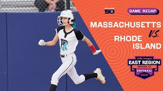 Game Highlights Massachusetts vs Rhode Island  Little League Softball Central Region Tournament [upl. by Raymond]