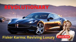 Fisker Karma Sports Car Electrifying Performance and Sustainable Luxury [upl. by Javed]