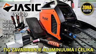 Jasic TIG 200P ACDC PFC LCD  Aparat za Zavarivanje Aluminijuma Recenzija  TEST 4K [upl. by Ahsratal]