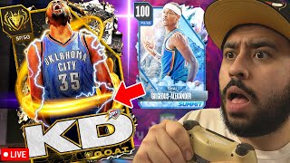 LIVE Opening New Packs for GOAT and Invincible Cards with New Locker Codes NBA 2K24 MyTeam [upl. by Aowda490]