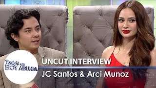 JC Santos and Arci Muñoz  TWBA Uncut Interview [upl. by Anorahs]